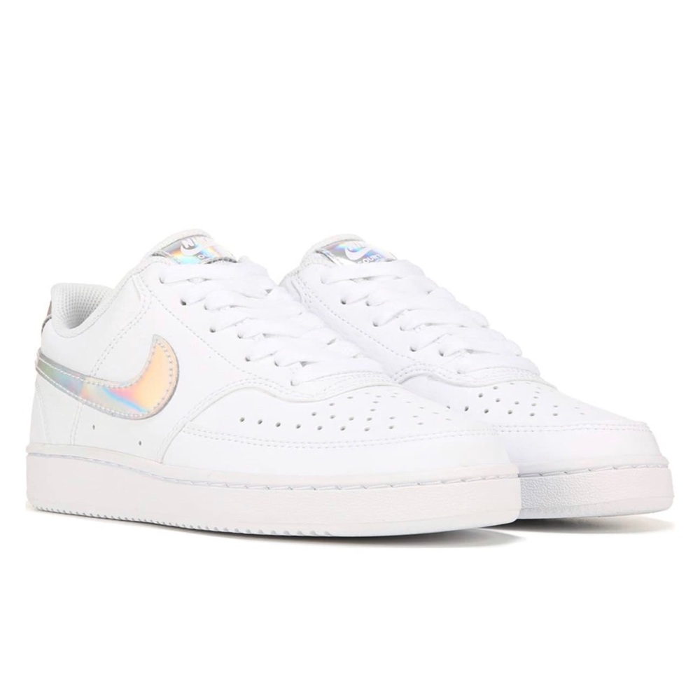 Women's Court Vision Low Sneaker White/Iridescent